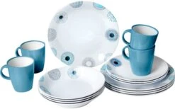 Brunner Melamine Set Deep Sea 16-dlg