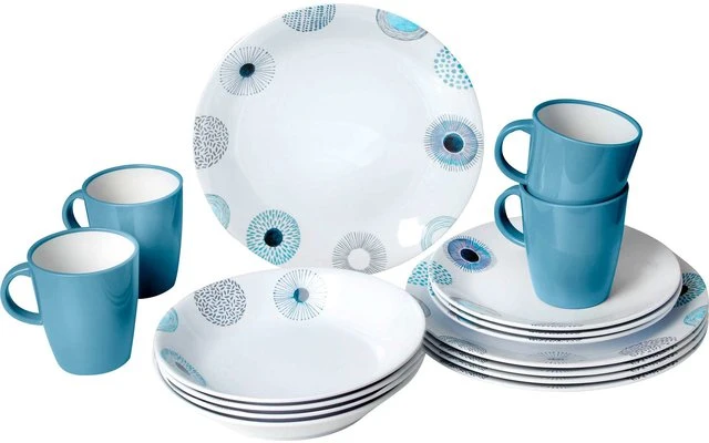 Brunner Melamine Set Deep Sea 16-dlg 3 Brunner Melamine Set Deep Sea 16-dlg