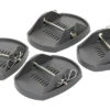 Berger Caravan Voetsteunplaten Set Van 4 -Berger 247606 1733902