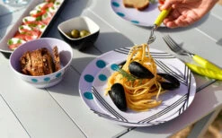 Melamine Serviesset Dots 16-dlg. -Berger 260273 1859640 2