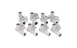 Hoekverbinder Voor Keukenbox Blauw (4 Vakken)