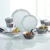 Berger Stripes Dinerset 16 St. Incl. Brezza Roestvrijstalen Bestekset 16 St. -Berger 531691 3485746