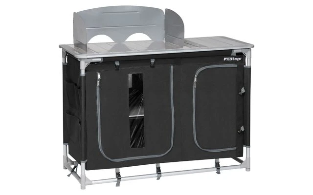 Berger Campingkeuken Met Wasbak Zwart 5 Berger Campingkeuken Met Wasbak Zwart - Afbeelding 3